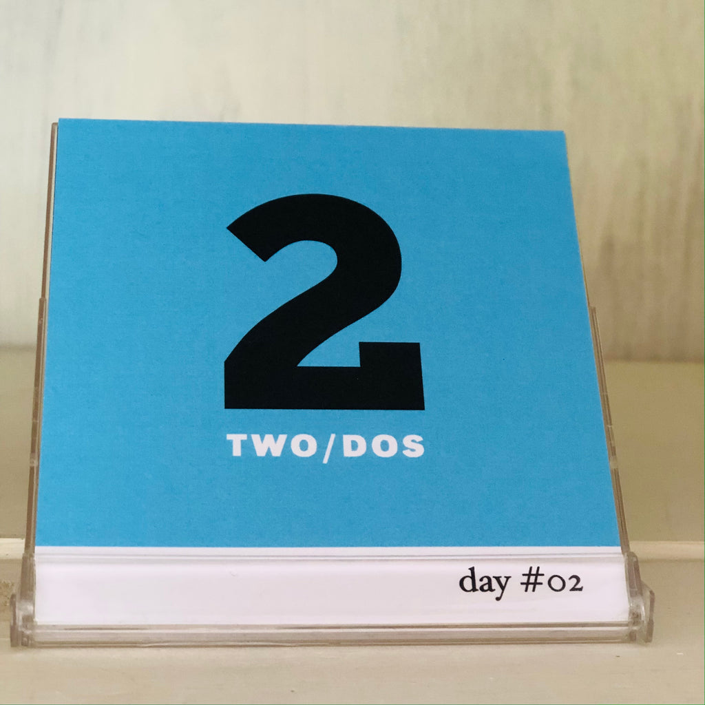 Small DAILY Desk Calendar