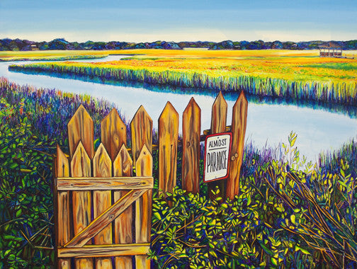 “Almost Paradise” {LANDSCAPE OIL PAINTING}
