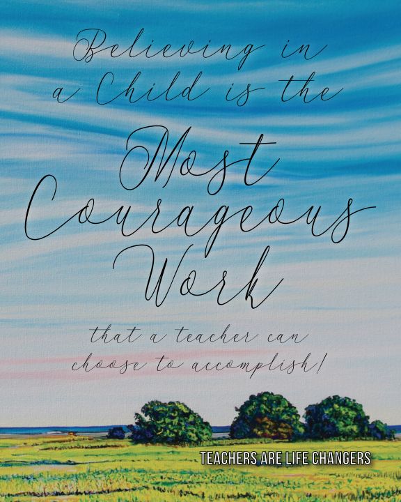 "Believing in A Child" 8 x 10 Paper Art Print