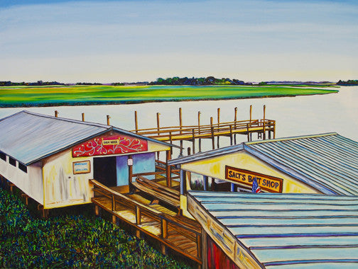 “Bowens Island” {LANDSCAPE OIL PAINTING}