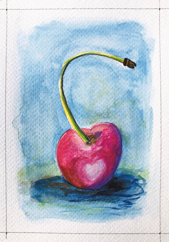 “CHERRY 3” Greeting Card