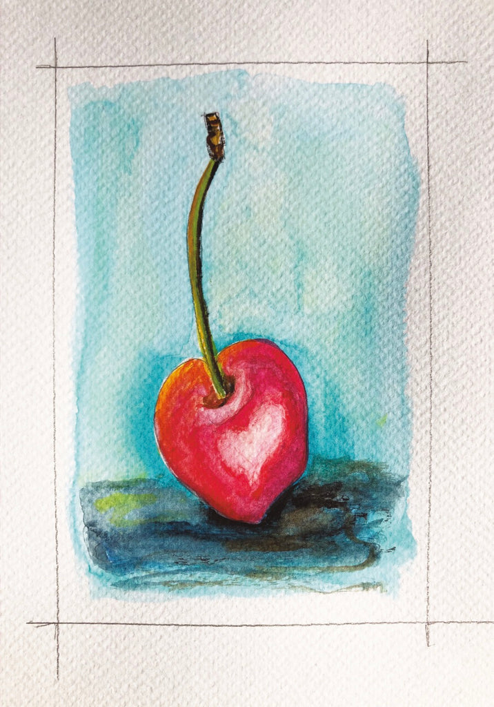 “CHERRY 5” Greeting Card