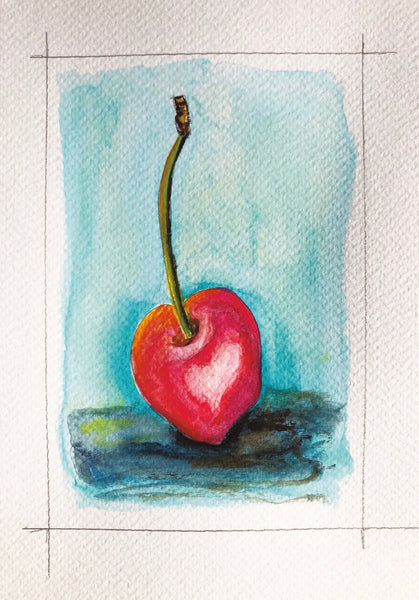 “CHERRY 5” Greeting Card