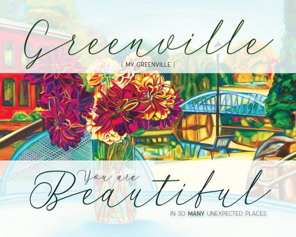 "Greenville You are Beautiful" 8 x 10 Paper Art Print