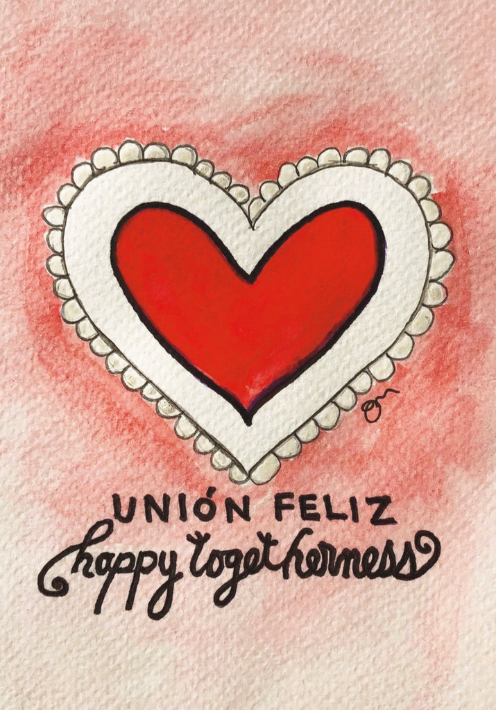 “HAPPY TOGETHERNESS” Greeting Card