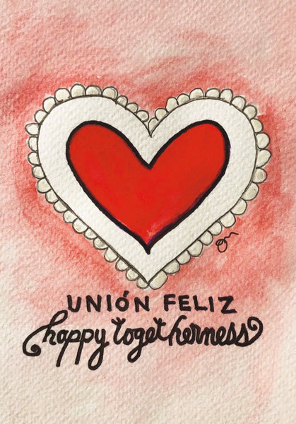 “HAPPY TOGETHERNESS” Greeting Card