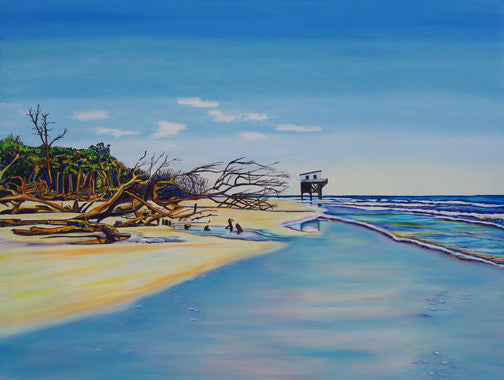 “Hunting Island” {LANDSCAPE OIL PAINTING}