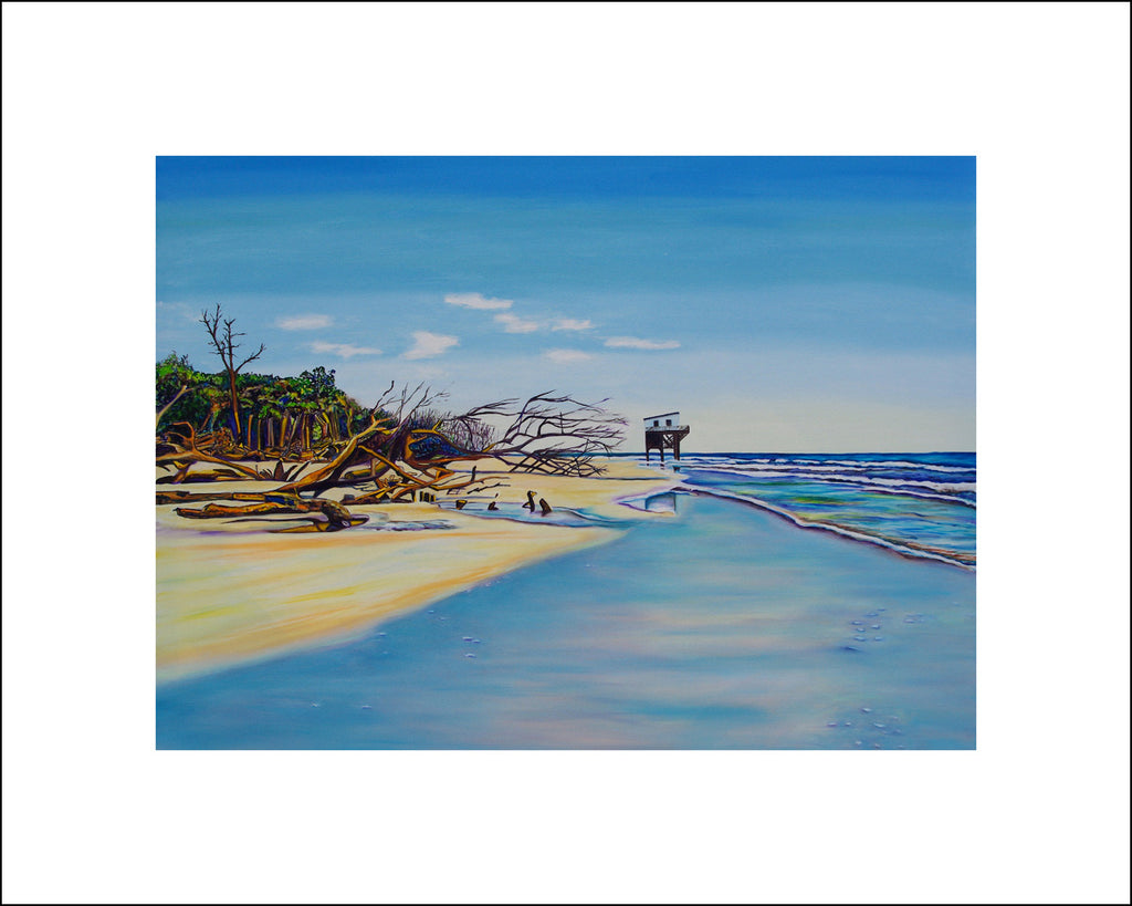 "Hunting Island" Large Paper Art Print