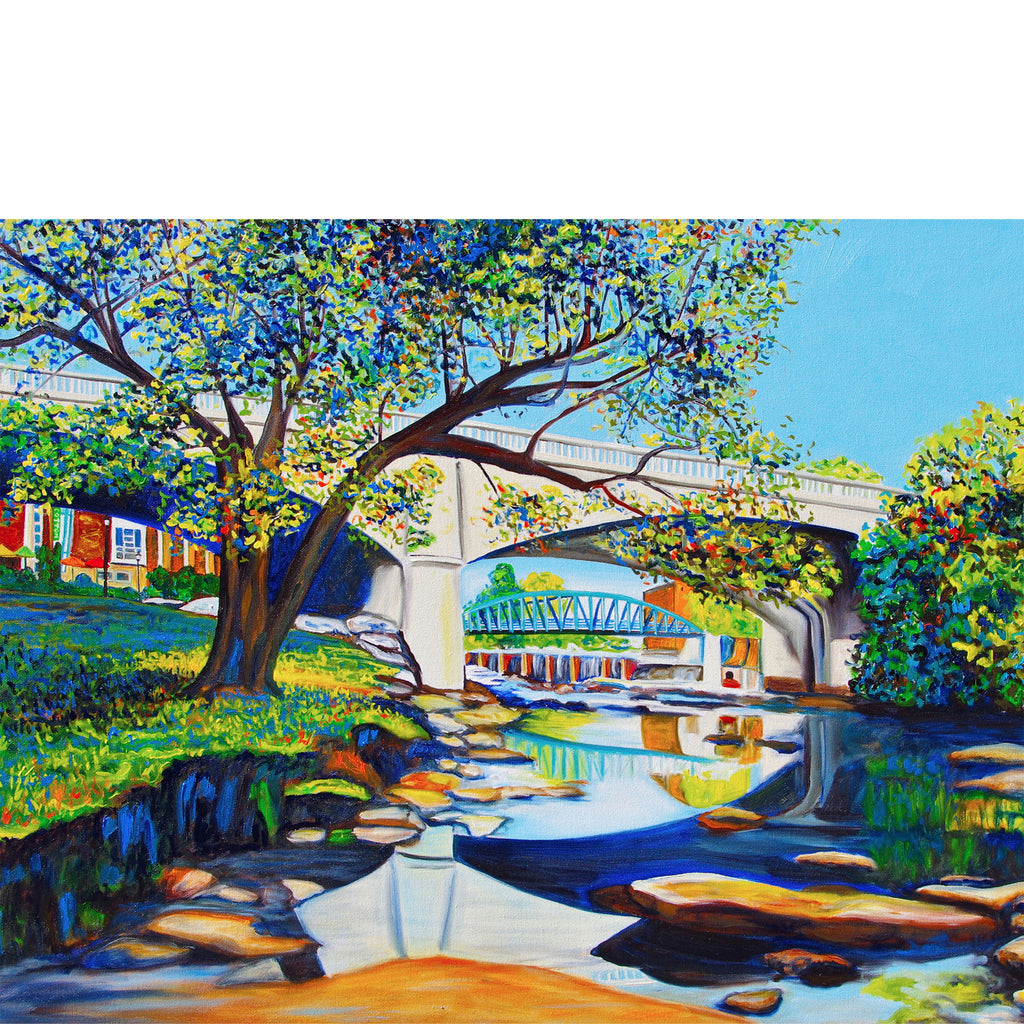 "Main Street Bridge" 16" x 20" Decorator ART PRINT