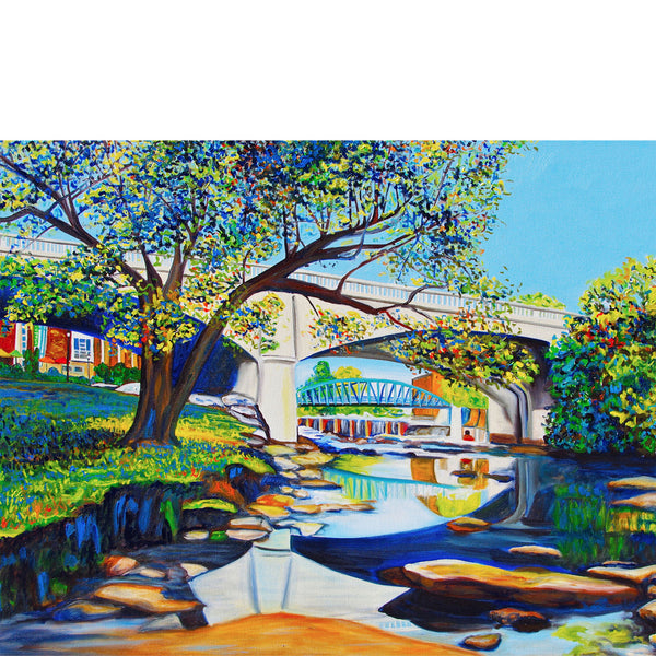 "Main Street Bridge" 16" x 20" Decorator ART PRINT