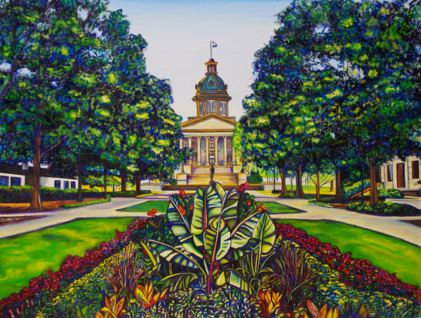 “SC State House” {LANDSCAPE OIL PAINTING}