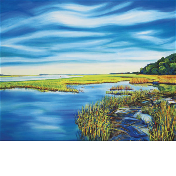 "Salt Marsh" Large Paper Art Print