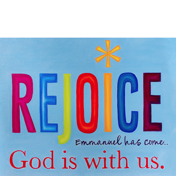 "Rejoice" 16" x 20" Decorator ART PRINT