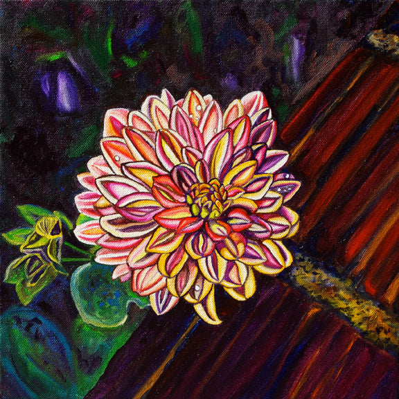 “Resting” {FLORAL OIL PAINTING}