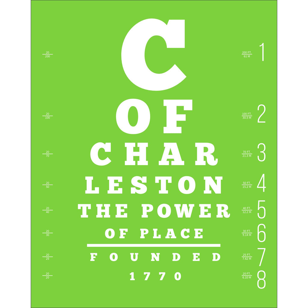 "The Power of Place" Large Lettered GRAPHIC WORD Print