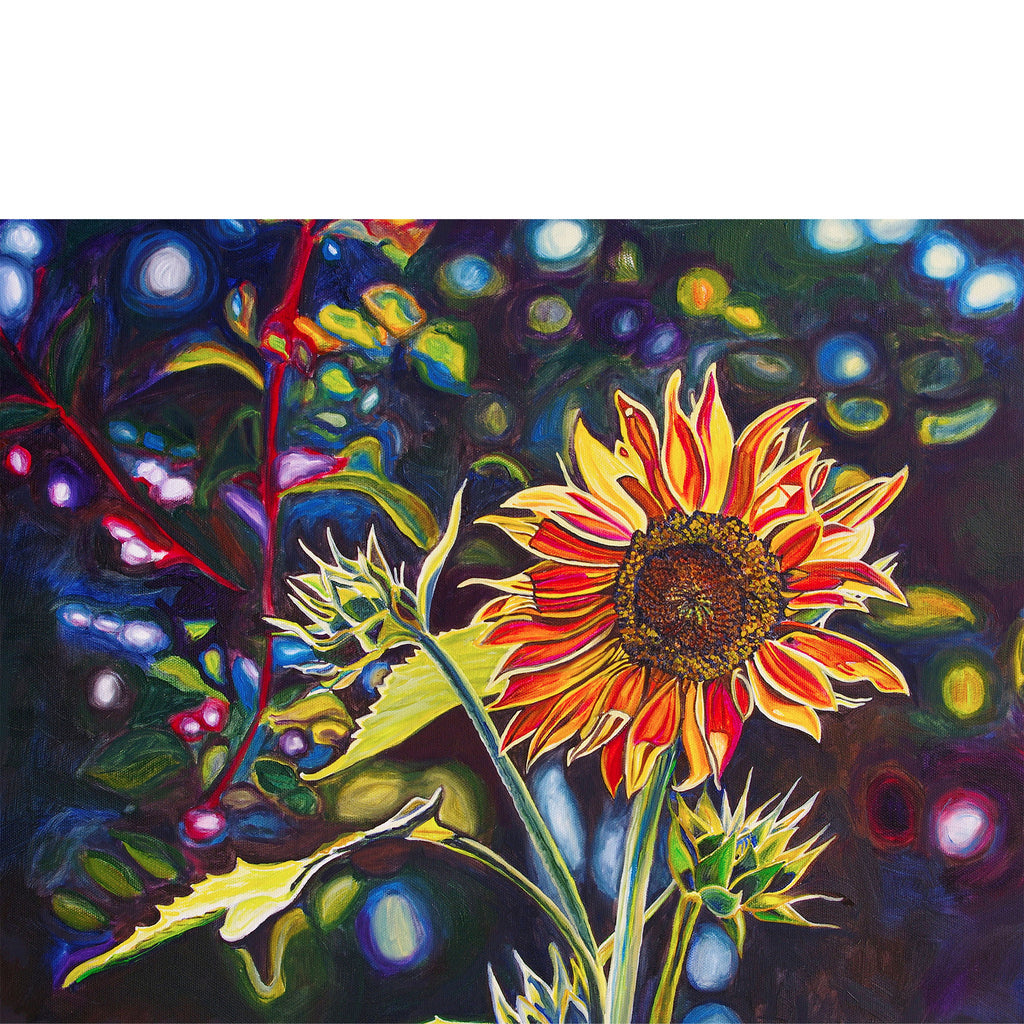 "Volunteer Sunflower" 16" x 20" Decorator ART PRINT