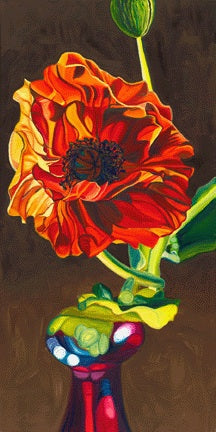 "Poppy" Large Matted Print